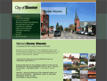 Tablet Screenshot of ci.bloomer.wi.us